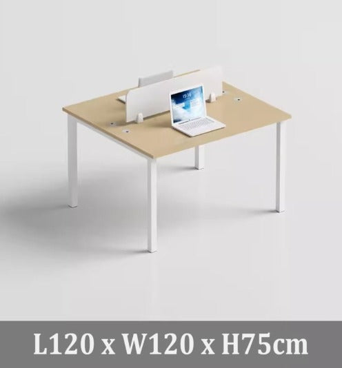 [O01] Simple Modern Partition Workstation Table