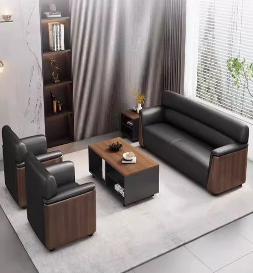 [O02] Executive Elegance Office Sofa