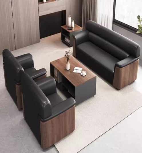 [O02] Executive Elegance Office Sofa