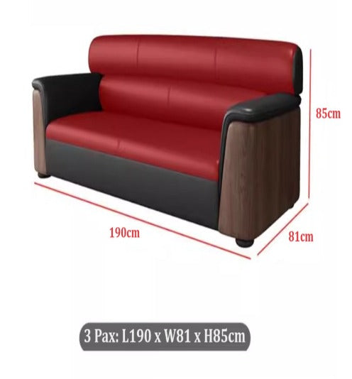 [O02] Executive Elegance Office Sofa