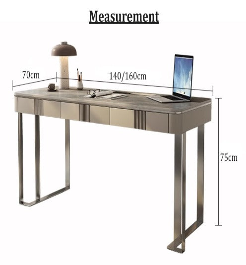 [S09] Italian Minimalist Luxury Stone Desk