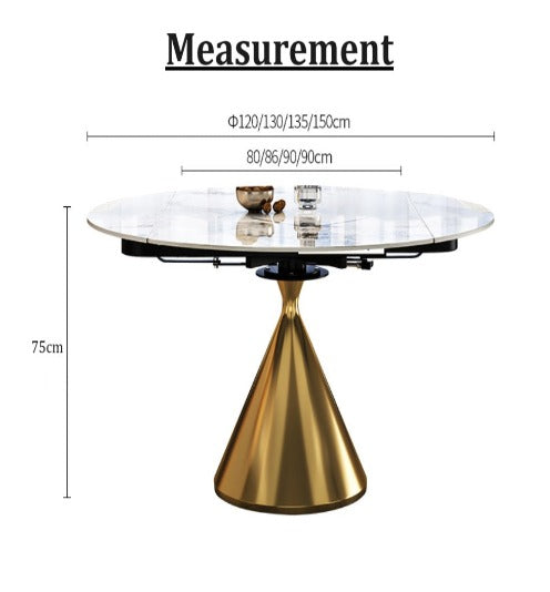 [S10] Compact Nordic Design with Extendable Folding Table