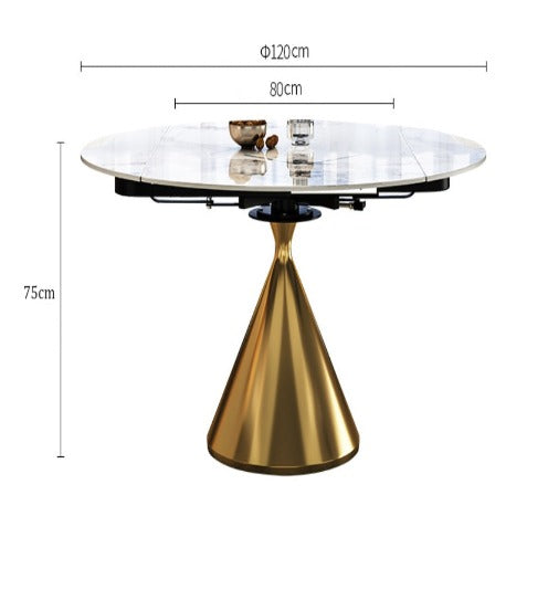 [S10] Compact Nordic Design with Extendable Folding Table