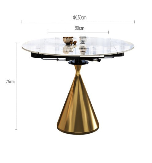 [S10] Compact Nordic Design with Extendable Folding Table