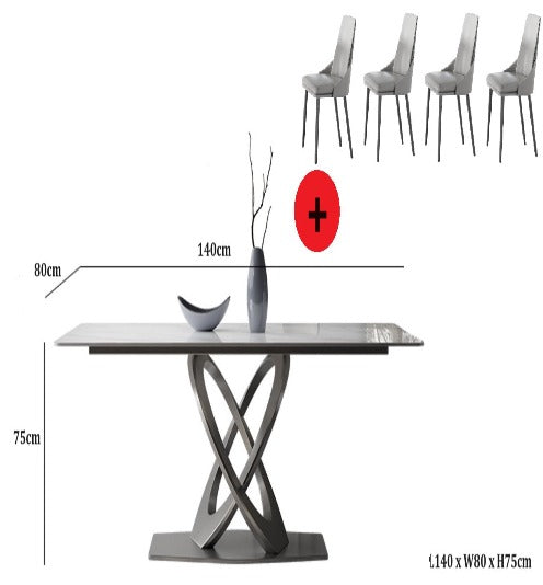 [S11] Luxurious Italian Univeral Sintered Stone Dining Table