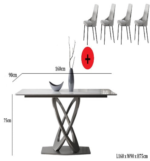 [S11] Luxurious Italian Univeral Sintered Stone Dining Table