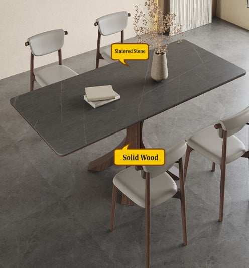 [S12] Nordic Sintered Stone Dining Table