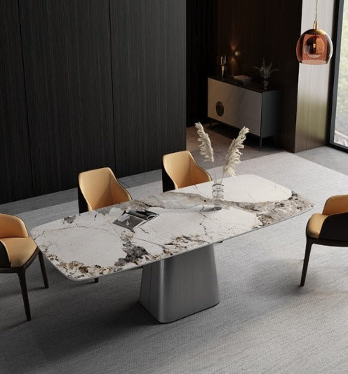 [S13] Luxurious Italian Box Inspired Sintered Stone Dining Table