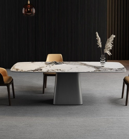 [S13] Luxurious Italian Box Inspired Sintered Stone Dining Table