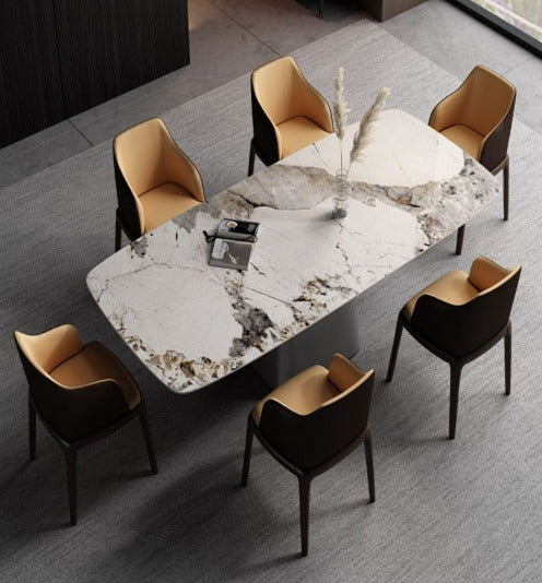 [S13] Luxurious Italian Box Inspired Sintered Stone Dining Table