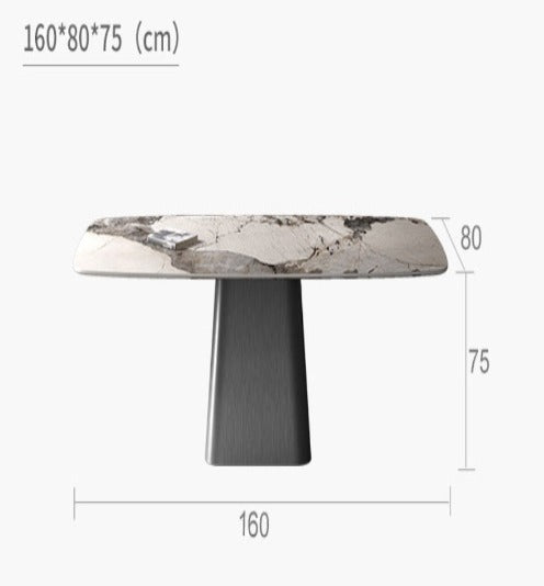 [S13] Luxurious Italian Box Inspired Sintered Stone Dining Table