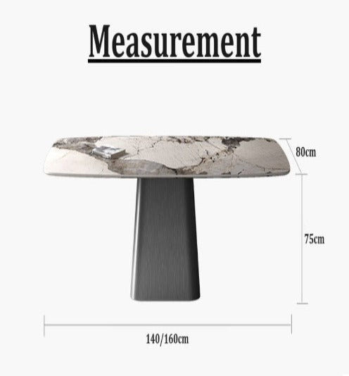 [S13] Luxurious Italian Box Inspired Sintered Stone Dining Table