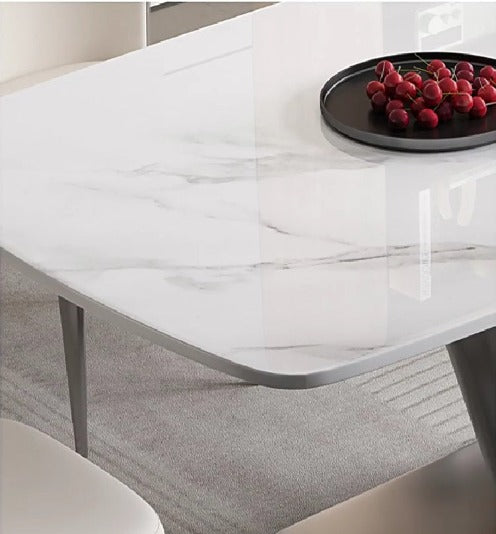 [S16] Luxurious Italian Triangle-Style Sintered Stone Dining Table