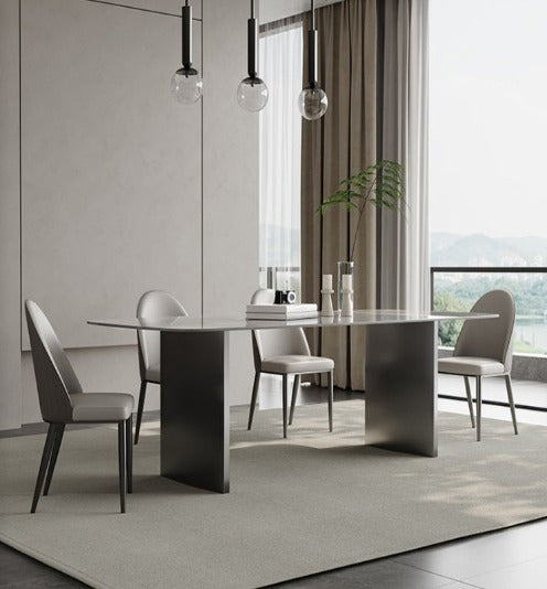 [S17] Luxurious Italian Rectangular-Style Sintered Stone Dining Table