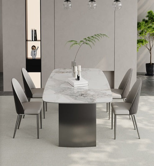 [S17] Luxurious Italian Rectangular-Style Sintered Stone Dining Table