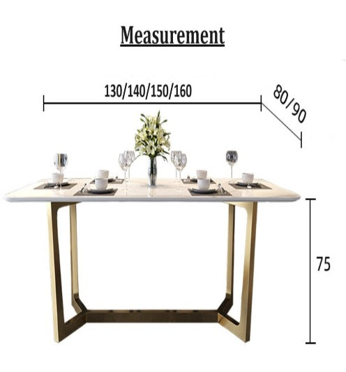 [S19] Luxurious Italian Sintered Stone Dining Table