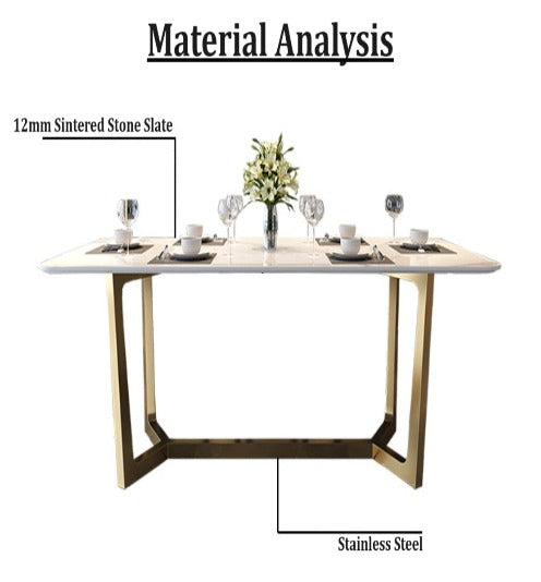 [S19] Luxurious Italian Sintered Stone Dining Table