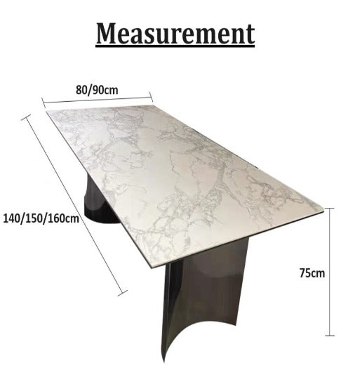 [S20] Luxurious Italian Sintered Stone Dining Table