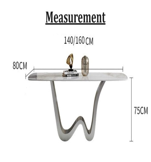 [S21] Luxurious Italian Sintered Stone Dining Table