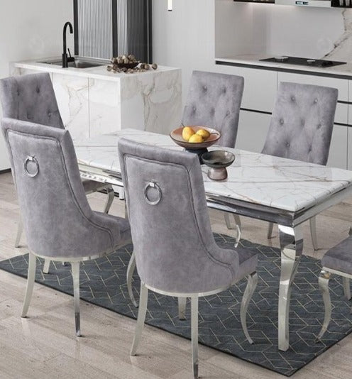 [S24] Luxurious Italian Sintered Stone Dining Table