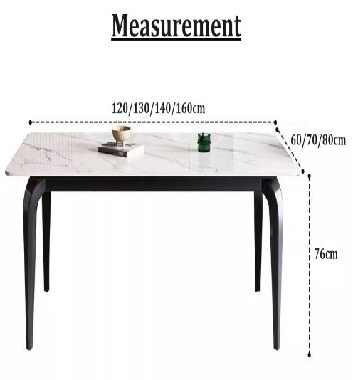 [S26] Modern Minimalist Sintered Stone Table