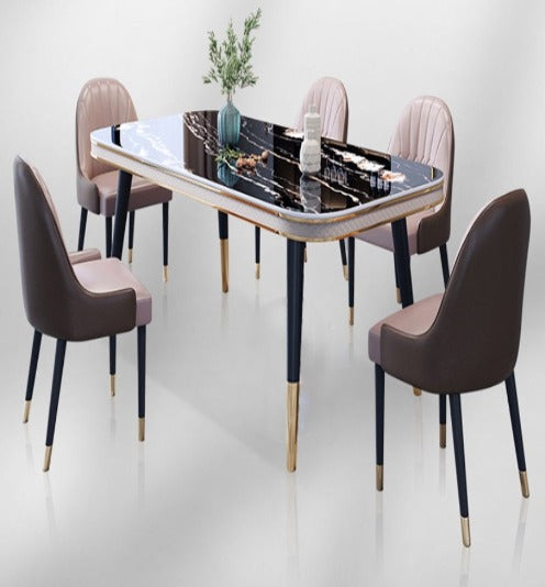 [S28] Modern Rectangular Sintered Stone Dining Table