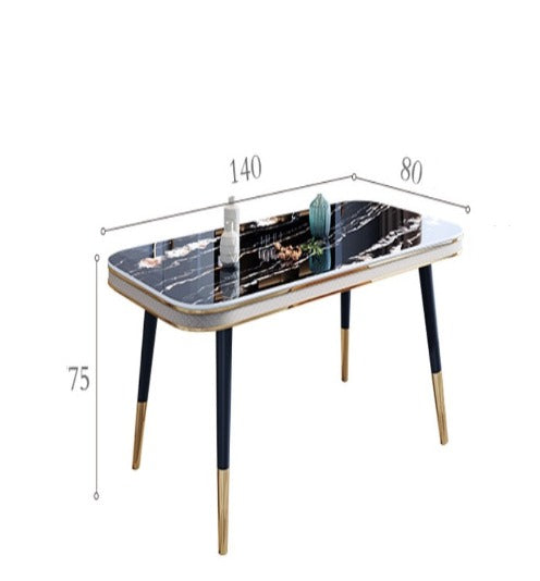 [S28] Modern Rectangular Sintered Stone Dining Table