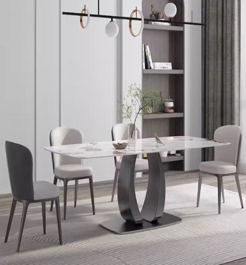 [S30] Italian Style Modern Minimalist Slate Dining Table