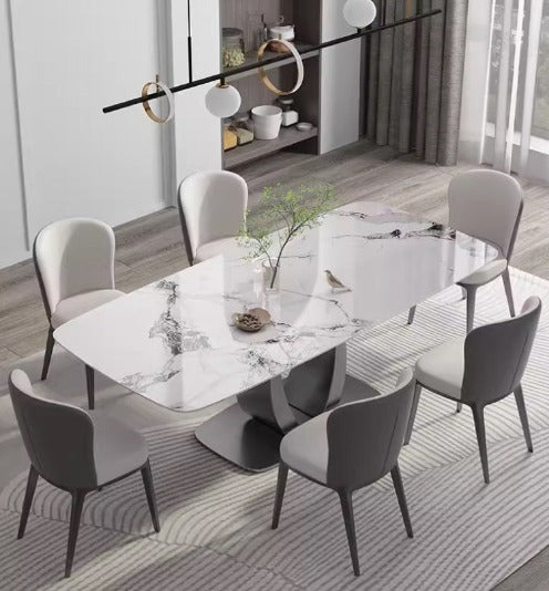 [S30] Italian Style Modern Minimalist Slate Dining Table