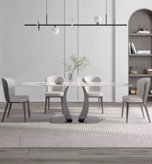 [S30] Italian Style Modern Minimalist Slate Dining Table