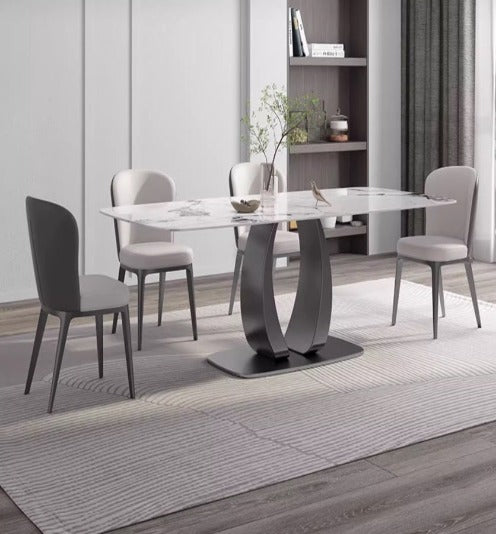 [S30] Italian Style Modern Minimalist Slate Dining Table