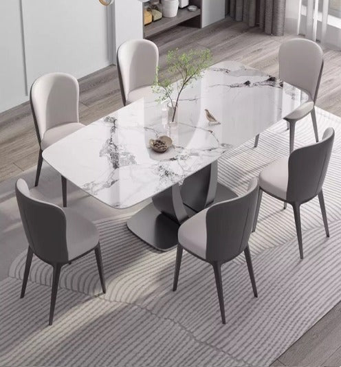 [S30] Italian Style Modern Minimalist Slate Dining Table