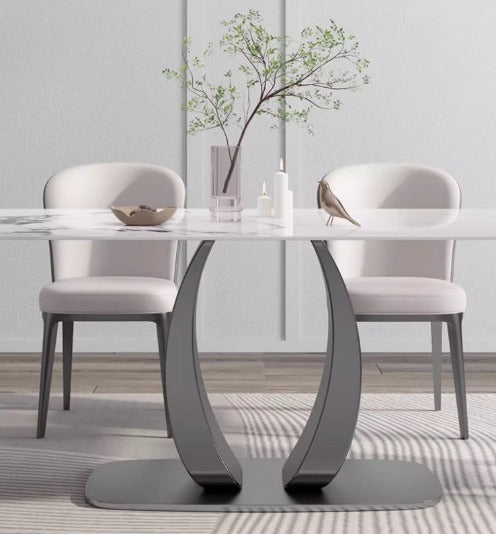 [S30] Italian Style Modern Minimalist Slate Dining Table