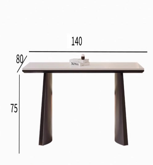 [S33] Minimalist Italian Titanium Dining Table