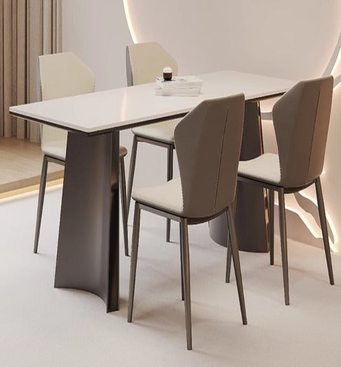 [S33] Minimalist Italian Titanium Dining Table