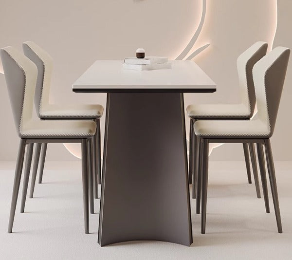 [S33] Minimalist Italian Titanium Dining Table