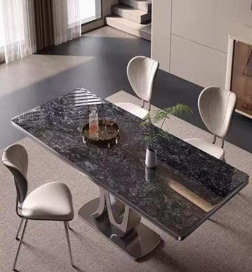 [S34] Modern Minimalist Italian Stone Dining Table