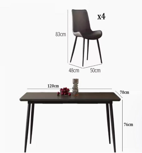 [S36] Modern Minimalist Dining Table and Chairs