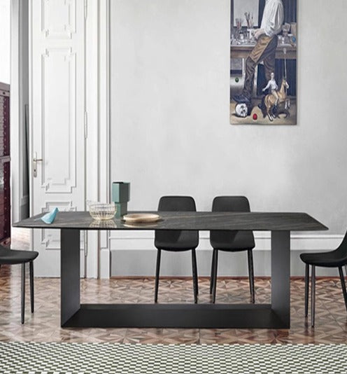 [S40] Modern Simple Nordic Sintered Stone Dining Table