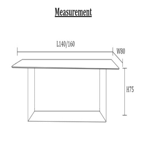 [S40] Modern Simple Nordic Sintered Stone Dining Table