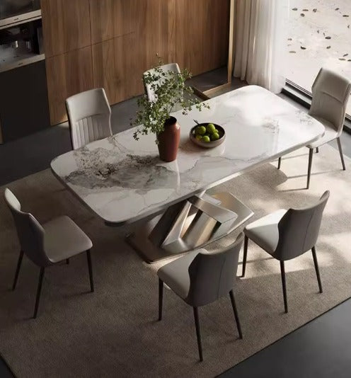 [S41] Luxury Italian Style Sintered Stone Dining Table