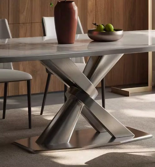 [S41] Luxury Italian Style Sintered Stone Dining Table