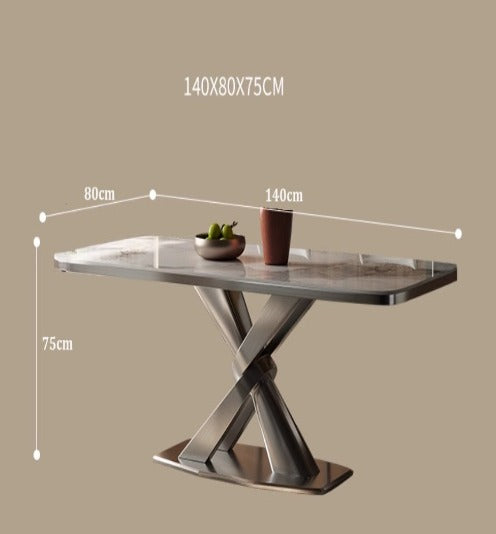 [S41] Luxury Italian Style Sintered Stone Dining Table