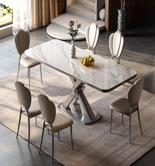 [S41] Luxury Italian Style Sintered Stone Dining Table