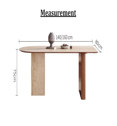 [S42] Luxury Vintage Sintered Stone Dining Table