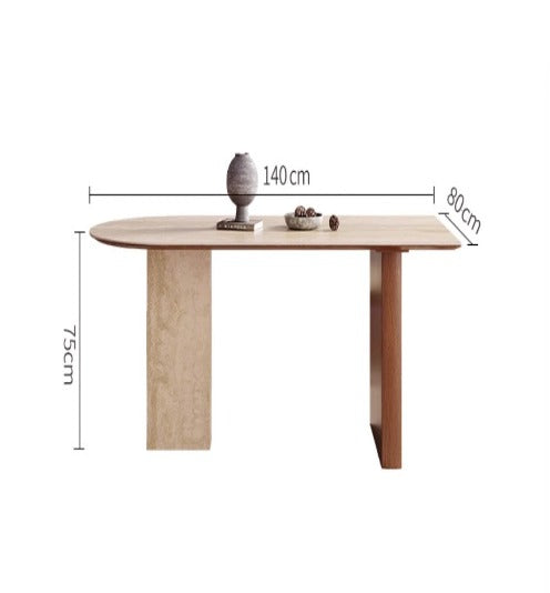 [S42] Luxury Vintage Sintered Stone Dining Table