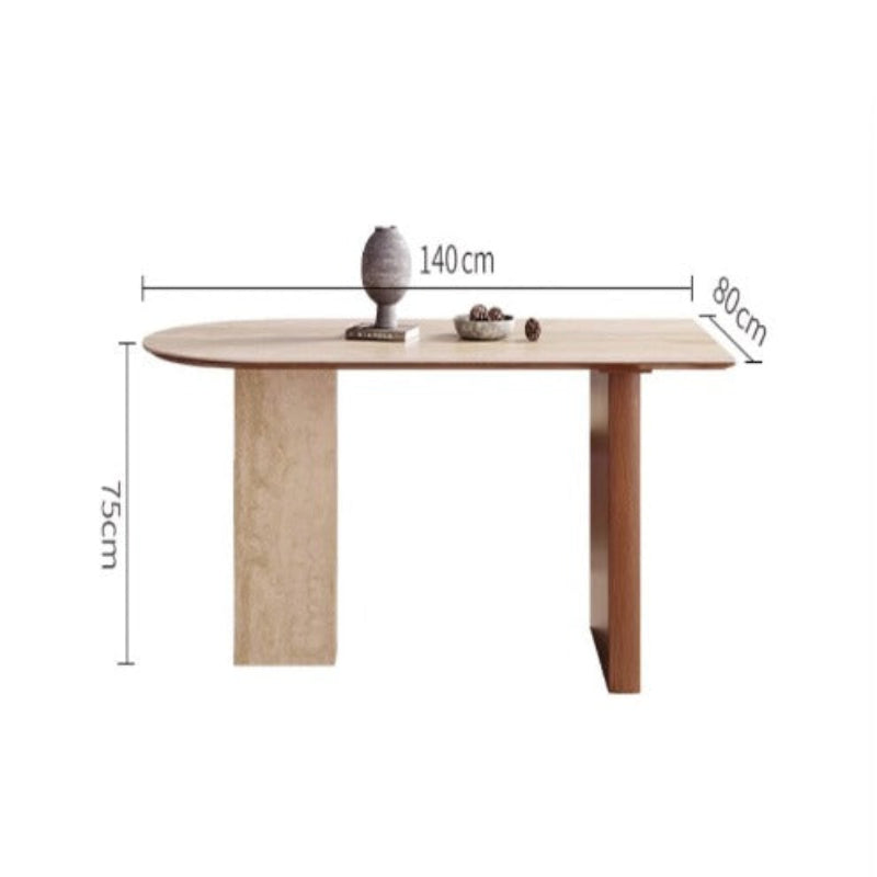 [S42] Luxury Vintage Sintered Stone Dining Table – Nest Craft