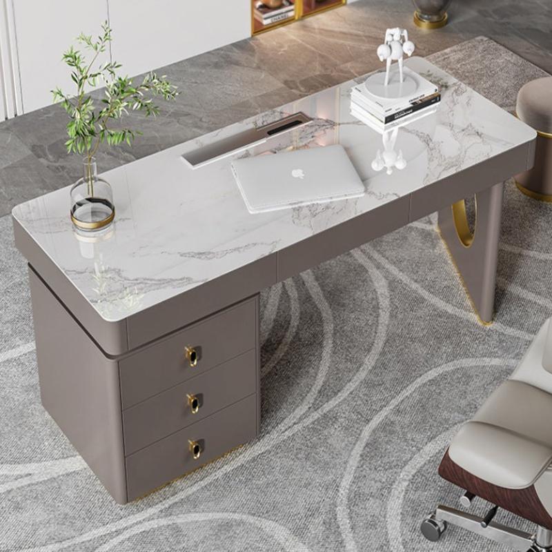 [S49] Mateo Sintered Stone Study Table