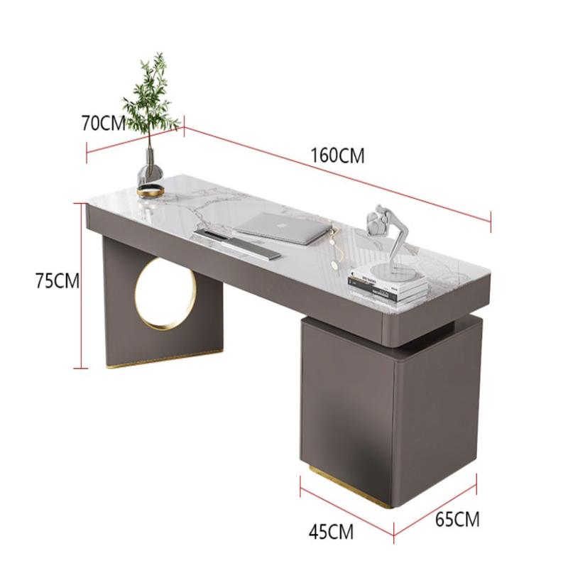 [S49] Mateo Sintered Stone Study Table