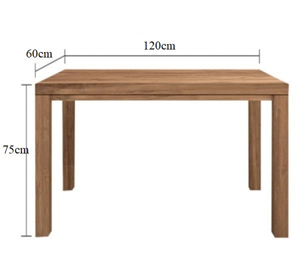 [W02] American Solid Wood Dining Table